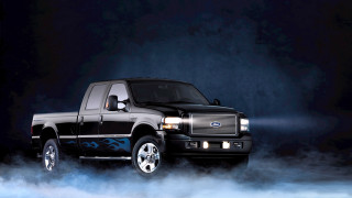 Black truck blue design dark - a blue design free wallpaper