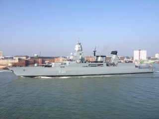 Large gray ship sailing city - heidelberg school free wallpaper