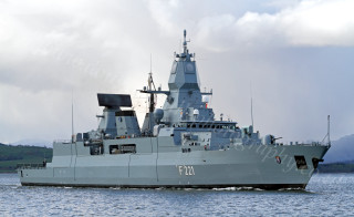 Large gray boat cloudy day - mountain free wallpaper