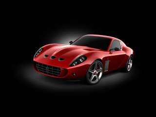 Red sports car dark room 19 - a black background behind free wallpaper