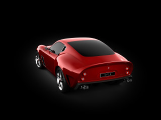 Red sports car dark room 4 - vray free wallpaper