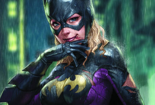 Batgirl rain storm woman hands - artgerm free wallpaper