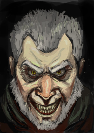 Creepy man beard mustache drawing - bedwyr williams free wallpaper for mobile