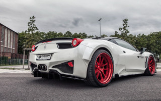 White sports car red rims 7 - red rim free wallpaper for desktop