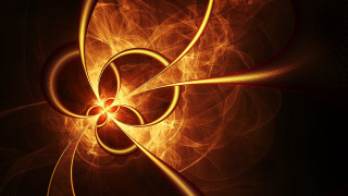 Yellow red swirl mandelbrot fractals - swirl design free wallpaper