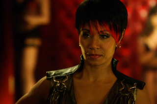 Redhair blacktop stage afrofuturism portrait - red hair free wallpaper