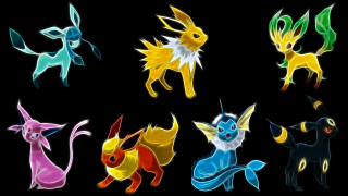 Colored pokemons black background white - pokemon free wallpaper