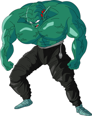 Cartoon character green face big - a pose free wallpaper