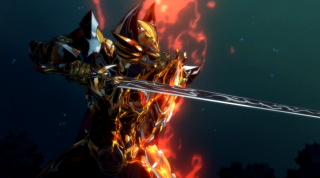 Person sword video game flames - vanita free wallpaper for desktop