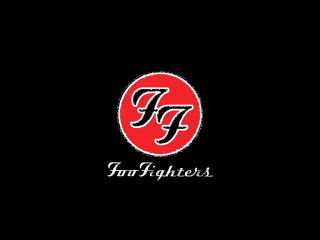 Red black logo foo fighters 2 - a white logo free wallpaper