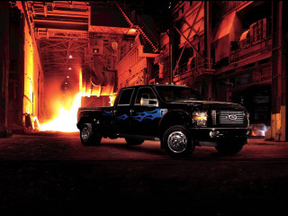 Black truck fire building flames - matte drawing free wallpaper