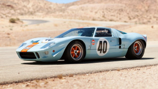 Blue race car desert road - don eddy free wallpaper
