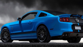 Blue mustang 6 - matte finish free wallpaper