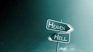 Street signs opposite directions sky - opposite direction free wallpaper