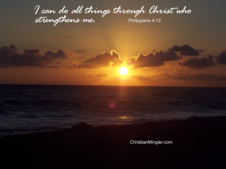 Sunset bible verse ocean sunset - a bible verse free wallpaper