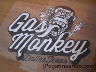Go monkey sticker wooden floor - a sticker free wallpaper