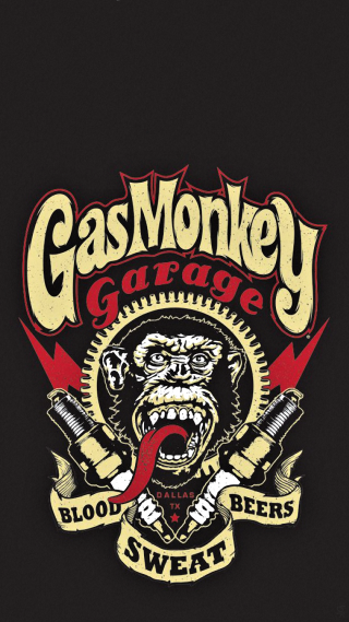 Monkey guns sign gas monkey - free motorcycles wallpaper for mobile