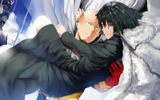 Man woman hugging sky background - dong kingman free wallpaper