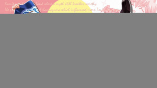 Woman black dress blue umbrella - an anime drawing free wallpaper