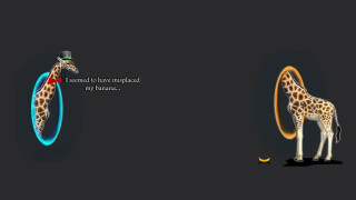 Giraffe blue ring quote hat - a giraffe free wallpaper