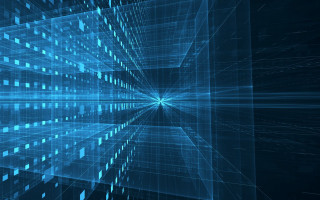 Blue abstract background squares lines - square free wallpaper for desktop