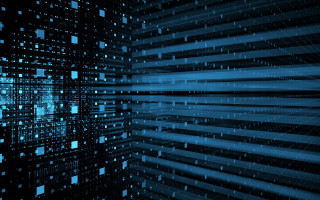 Dark blue background squares lines - square free wallpaper for desktop