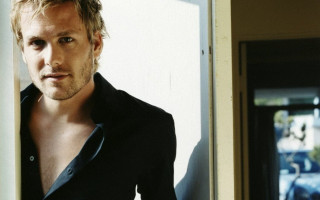 Man serious shirt open door - open free wallpaper