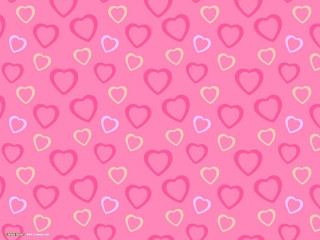 Pink background hearts pattern image - a pink border free wallpaper