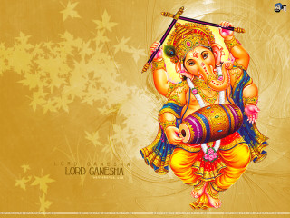 Ganesha sword star background gold - hd wallpaper free wallpaper