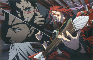 Man playing guitar another man - another man holding free wallpaper