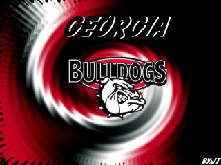 Bulldogs logo red black swirl - free aesthetic wallpaper for desktop