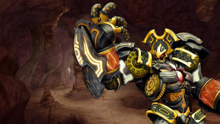 Robot helmet armor face arm - image of a robot free wallpaper