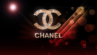 Chanel logo red background artdeco - art deco free wallpaper