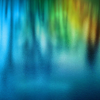 Blue green background trees rainbow - amano free wallpaper for tablet