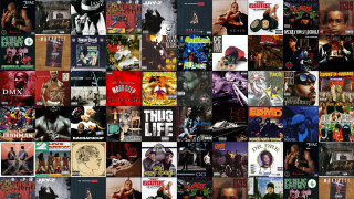 Album covers collage variety music - a collage of various album free wallpaper