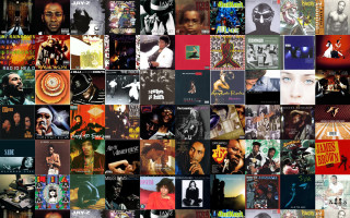 Black white collage people music - a collage free wallpaper