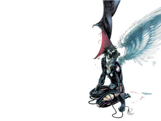 Woman wings sitting computer mouse - a computer mouse free wallpaper