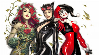 Catwoman costumes masks two women - feminist free wallpaper for desktop