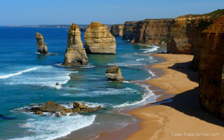 Beach rocks people water cliffs - elizabeth durack free wallpaper