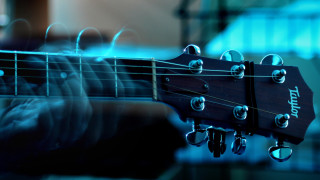 Guitar strings closeup blurry background 2 - eric taylor free wallpaper