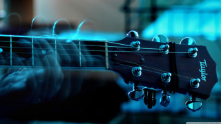 Guitar strings closeup blurry background 3 - eric taylor free wallpaper