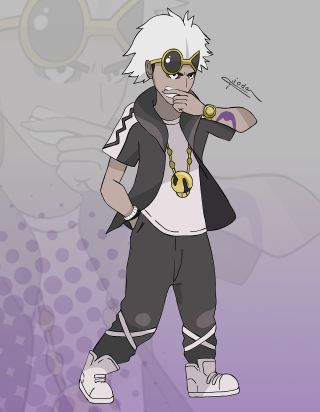 Cartoon character cat face glasses - his mouth free wallpaper for mobile