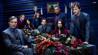 Group people table flowers man 3 - david brewster free wallpaper