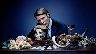 Man at table skull flowers - a man sitting free wallpaper for desktop