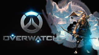Man bow arrow overwatch logo - steam free wallpaper
