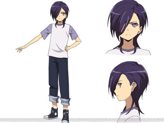 Purple hair white shirt jeans - a white shirt and jeans free wallpaper