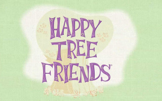 Happy tree friends sign green - a white heart free wallpaper