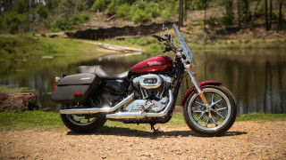 Motorcycle dirt road lake forest - a dirt road next free wallpaper