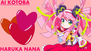 Girl pink hair heart pink - neodada free wallpaper