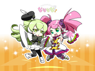 Anime characters flying in the - the air together free wallpaper